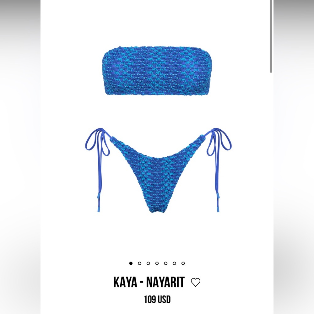 Triangl Kaya Nayarit blue bikini